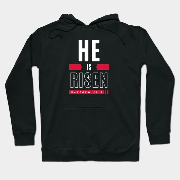 HE IS RISEN Hoodie by Faith & Freedom Apparel 